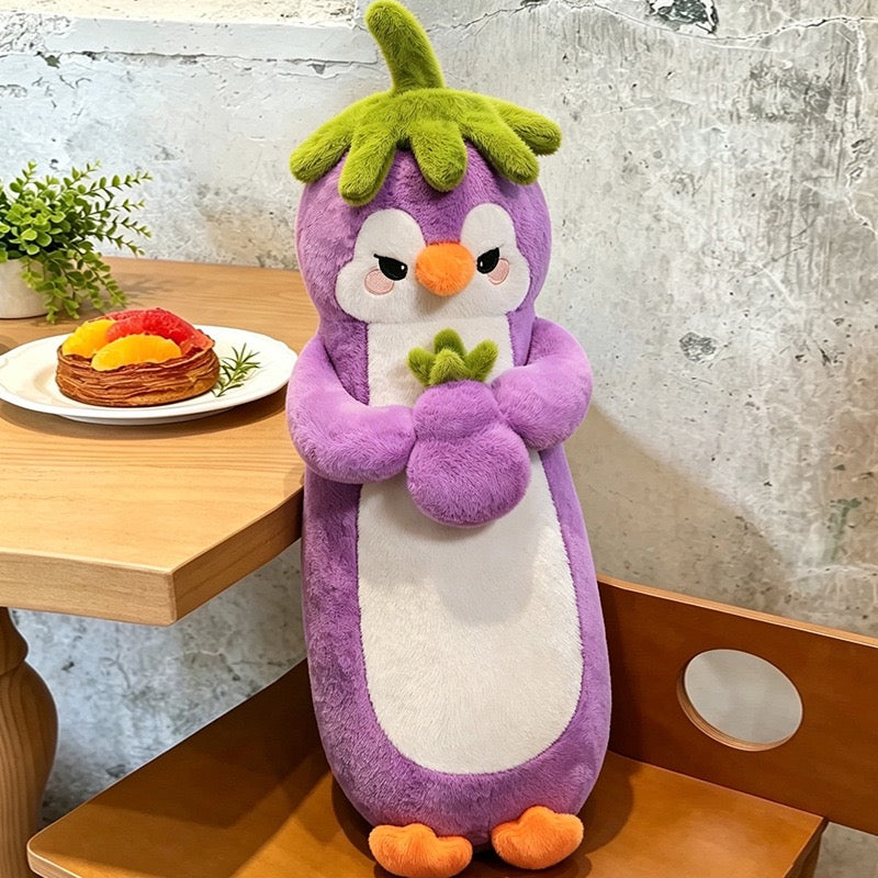Aubergine Penguin Cuddle Plush