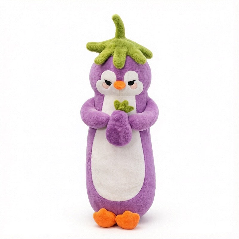 Aubergine Penguin Cuddle Plush