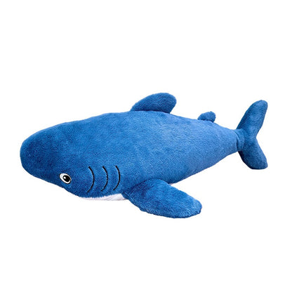 Giant Ocean Shark and Dolphin Cuddle Plush