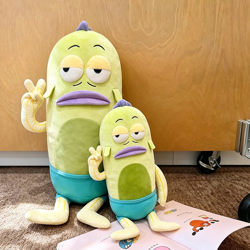 Goofy Staring Fish Plush