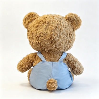 Blue Overalls Teddy Bear Plush