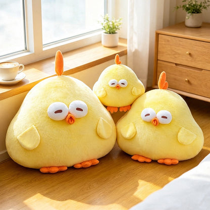 Chubby Yellow Chick Cuddle Cushion