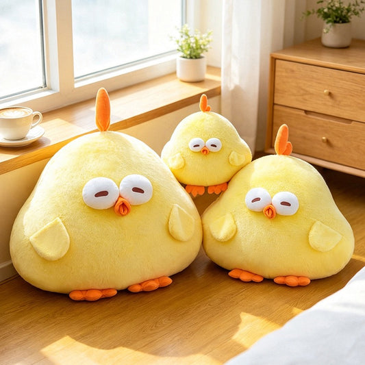 Chubby Yellow Chick Cuddle Cushion