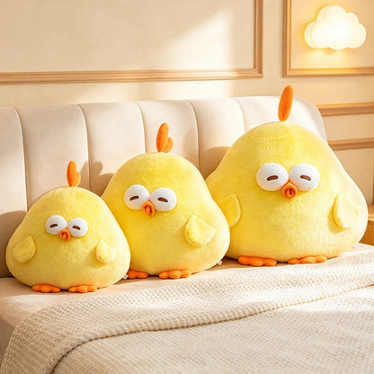 Chubby Yellow Chick Cuddle Cushion