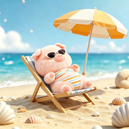 Bikini Piggy Stress Relief Plush