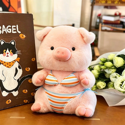 Bikini Piggy Stress Relief Plush