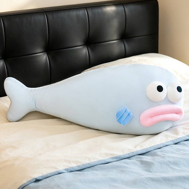 Goofy Long Fish Cuddle Cushion