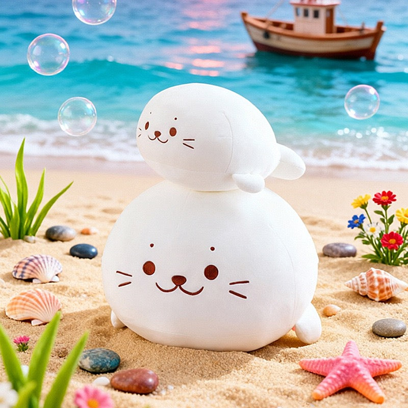 Long Seal Nap Cuddle Pillow