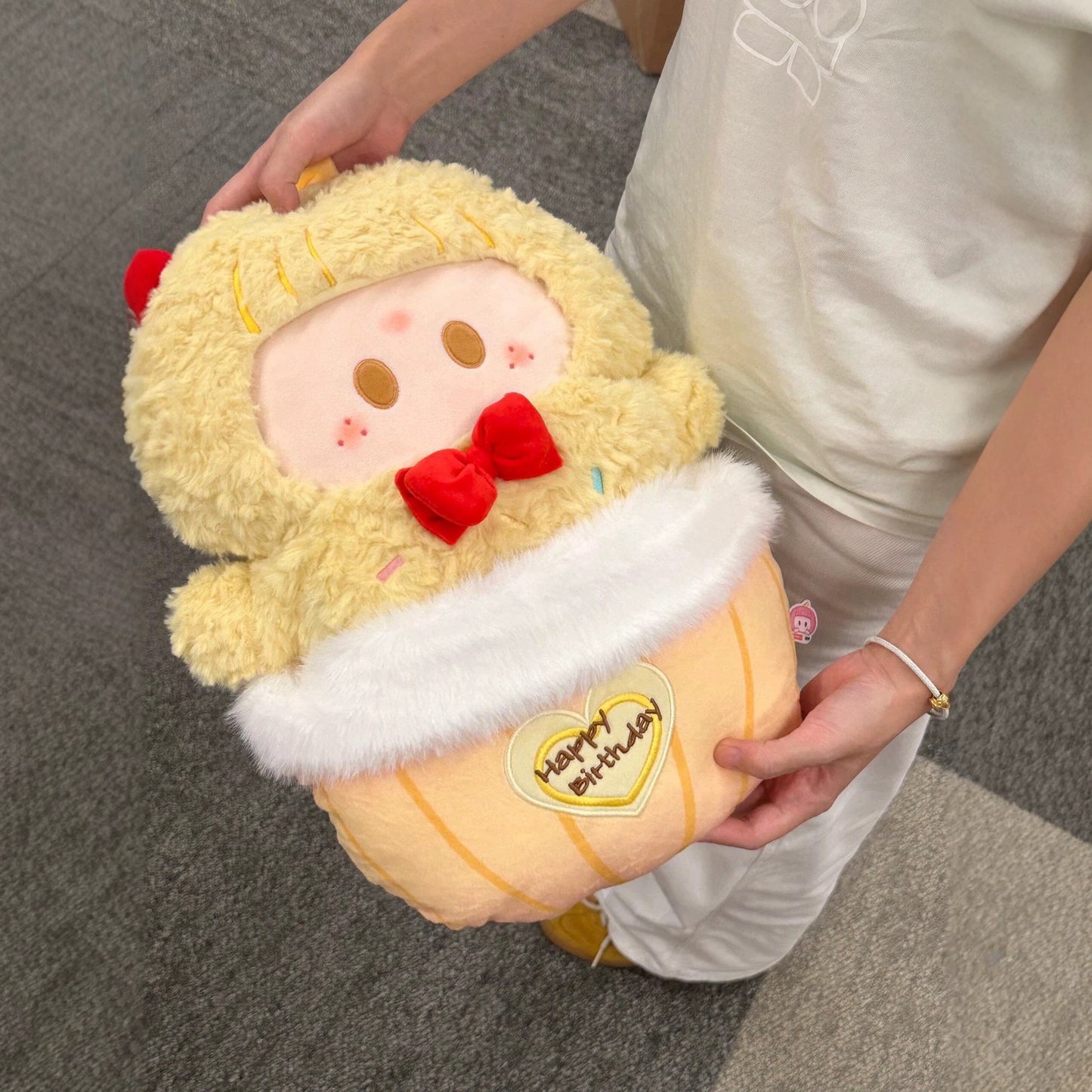 Bow Tie Lamb Cake Bee Plush
