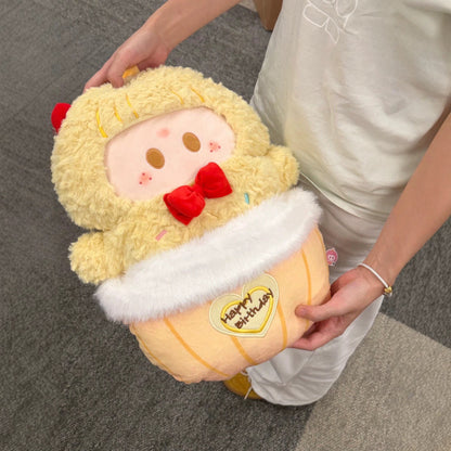 Bow Tie Lamb Cake Bee Plush