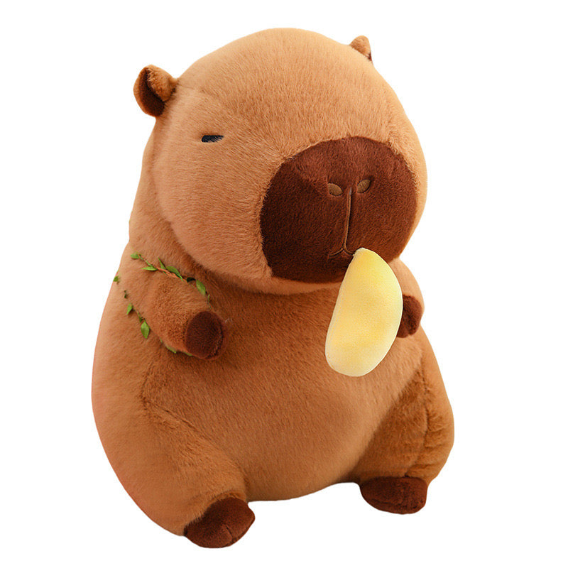 Stretchable Durian Capybara Plush Toy