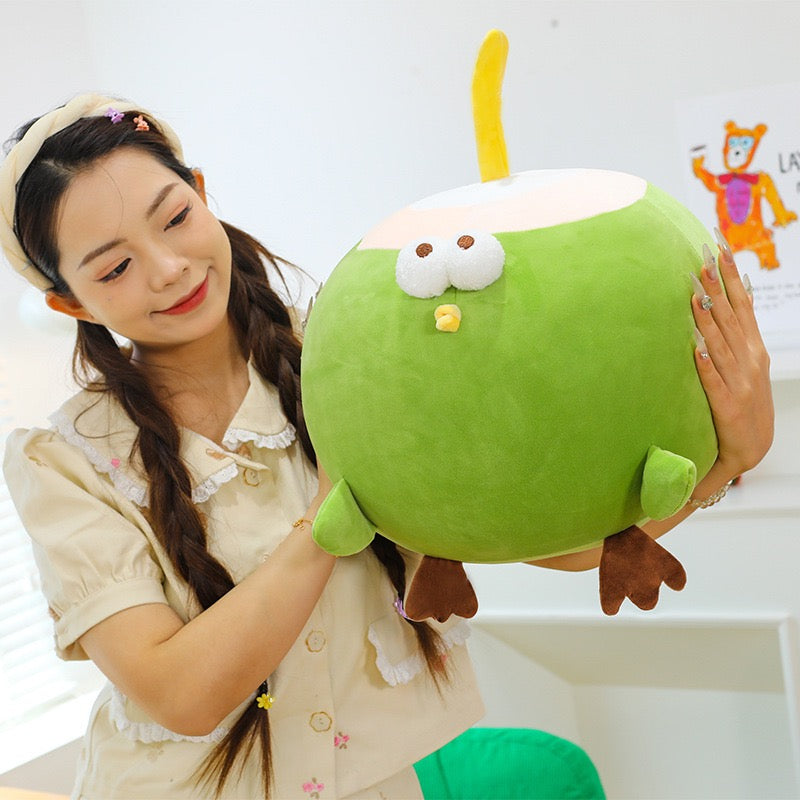 Goofy Coconut Chicken Cuddle Cushion