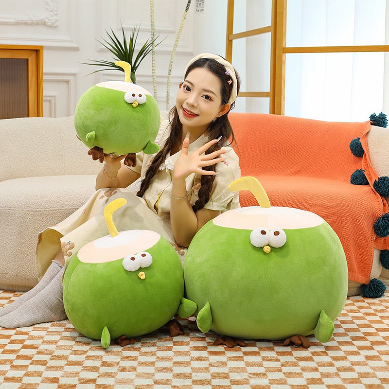 Goofy Coconut Chicken Cuddle Cushion