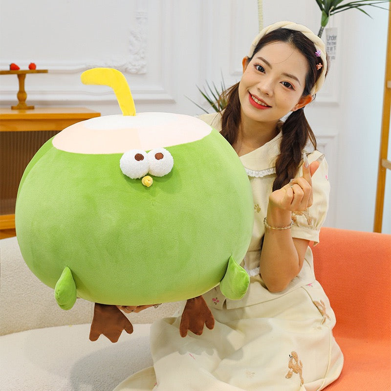Goofy Coconut Chicken Cuddle Cushion