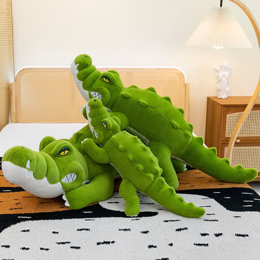 Realistic Alligator Plush Pillow