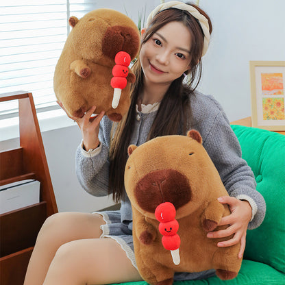 Retractable Tanghulu Capybara Plush Doll Pillow