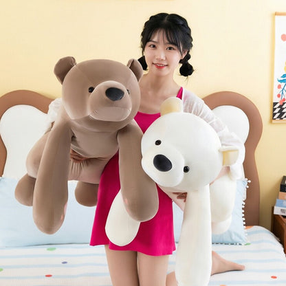 Polar Bear Hug Pillow Plush