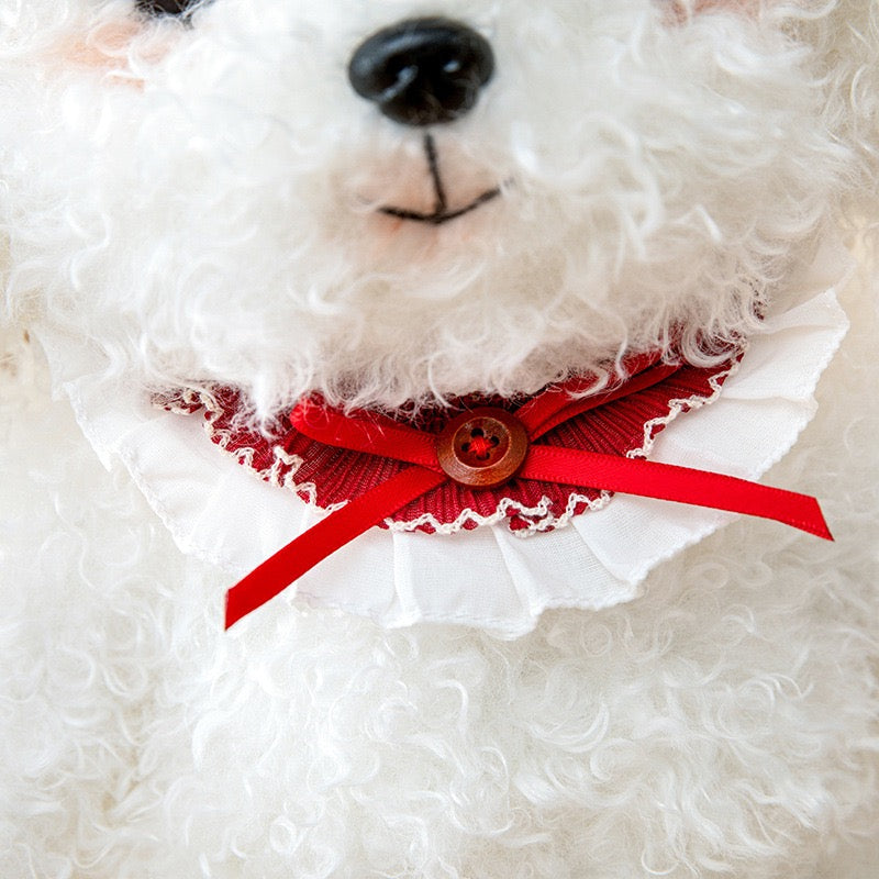 Curly White Teddy Puppy Plush