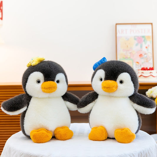 Pull String Penguin Plush Toy