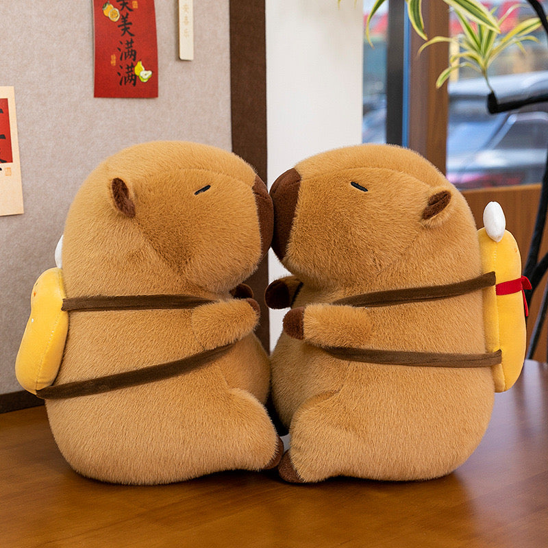 Baking Backpack Capybara Plush