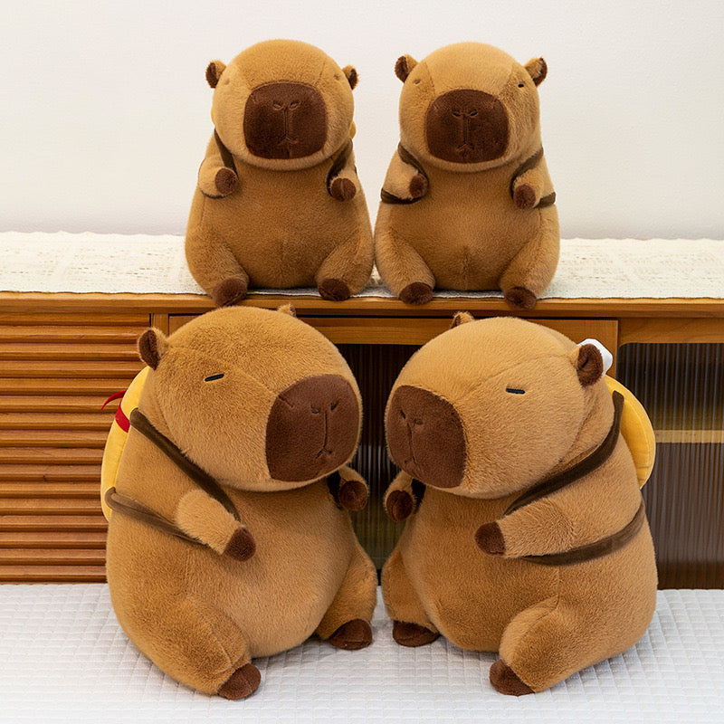 Baking Backpack Capybara Plush