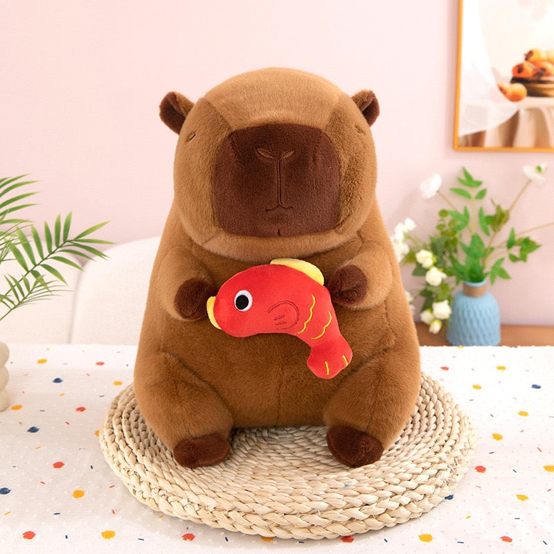 Red Koi Capybara Plush