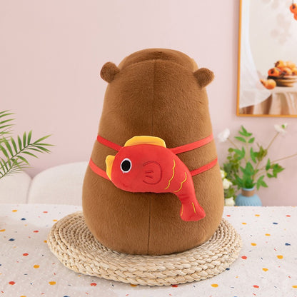 Red Koi Capybara Plush