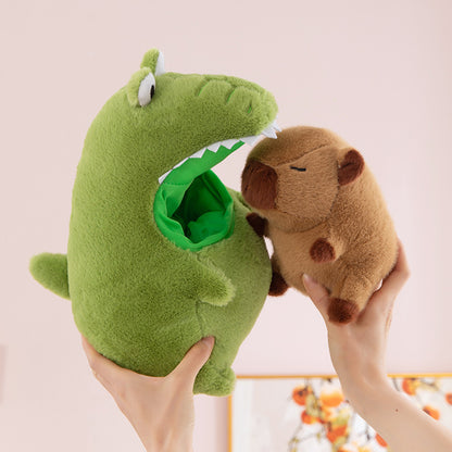 Capybara & Crocodile Plush Doll