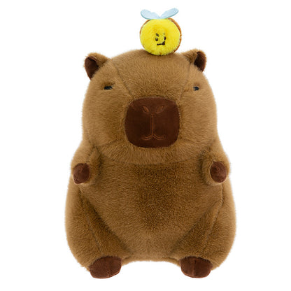 Cute Bee Capybara Plush