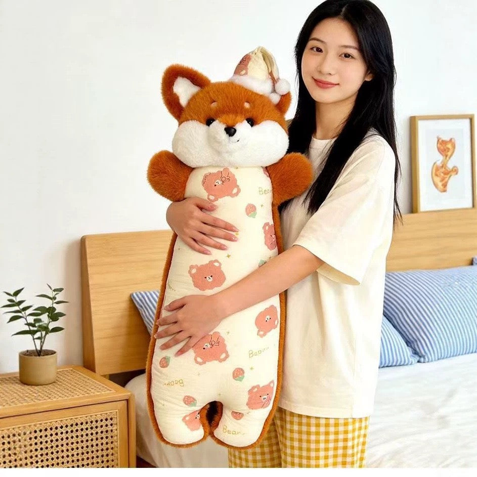 Floral Animal Side Sleeper Plush