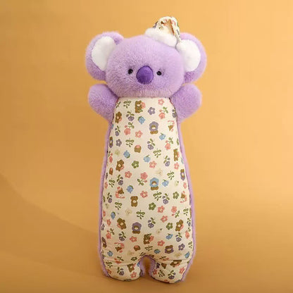 Floral Animal Side Sleeper Plush