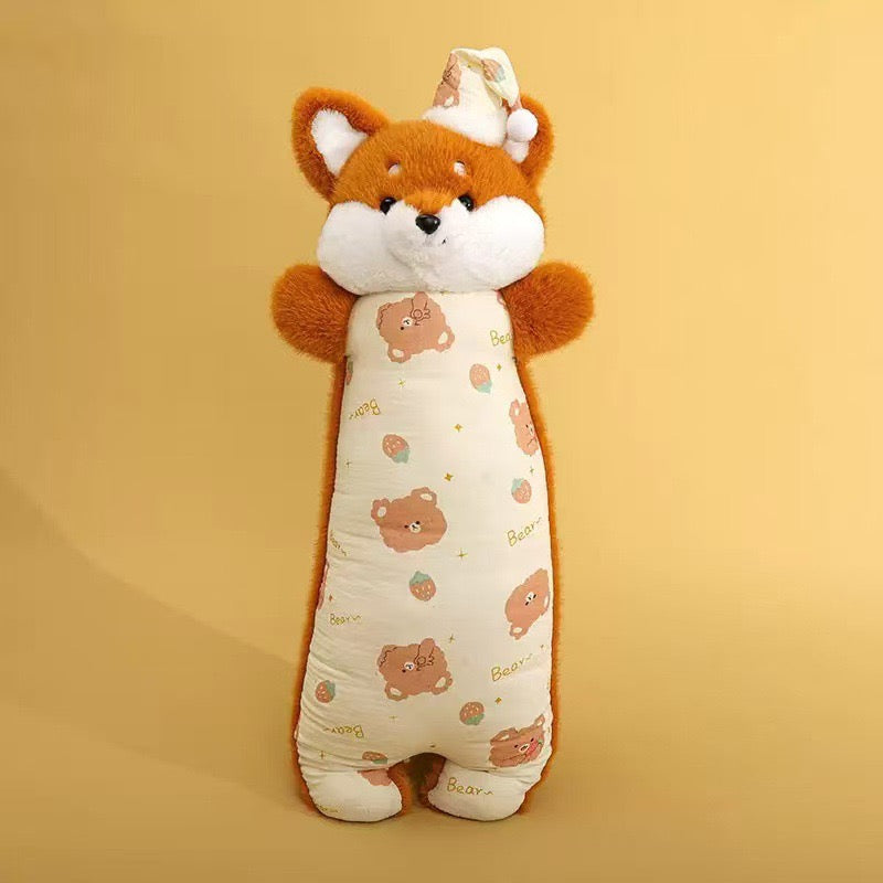 Floral Animal Side Sleeper Plush