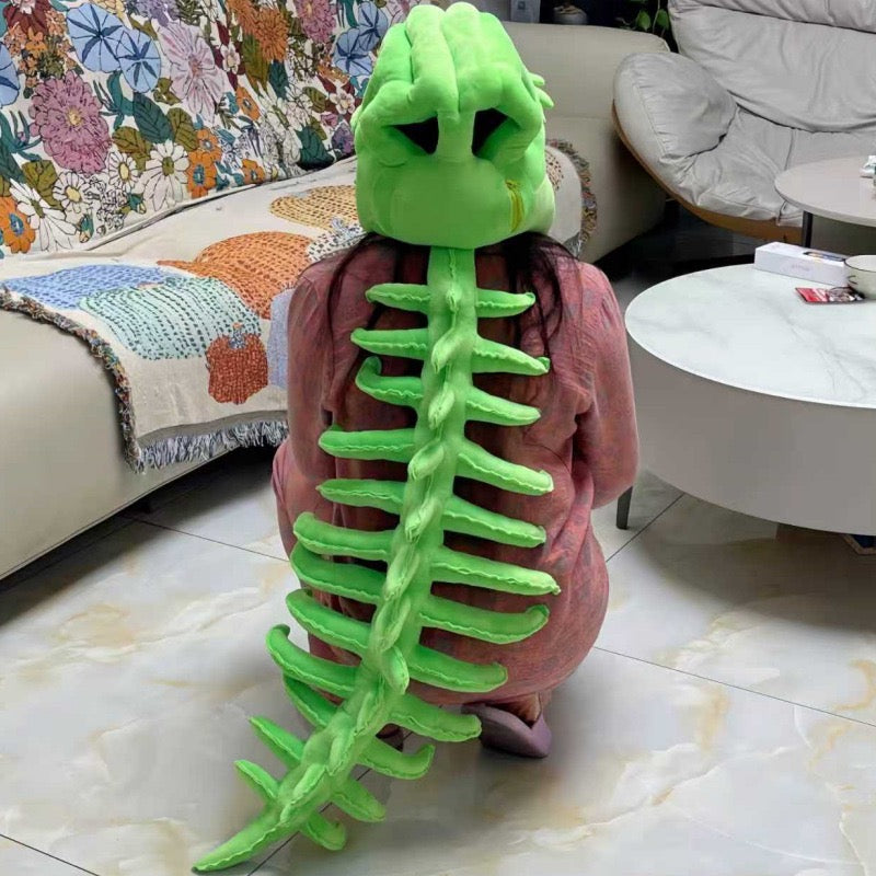Funny Dinosaur Skeleton Headpiece Plush