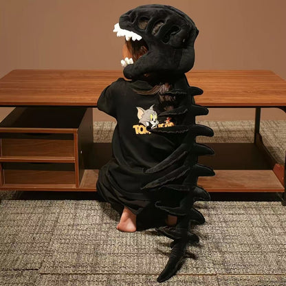 Funny Dinosaur Skeleton Headpiece Plush
