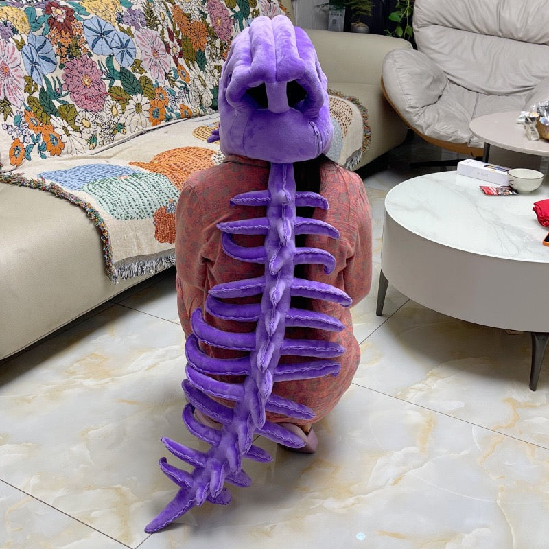 Funny Dinosaur Skeleton Headpiece Plush