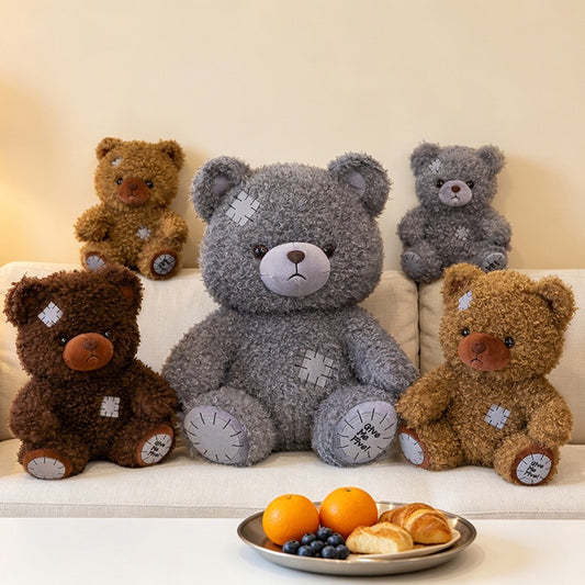 Grumpy Brown Bear Cuddle Plush