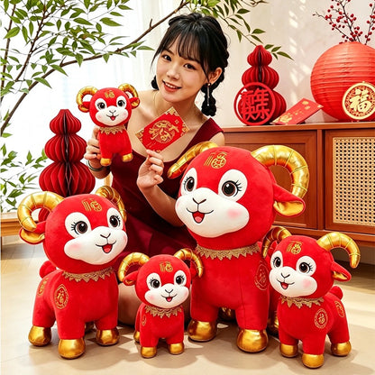 Lucky Red Fire Horse Plush