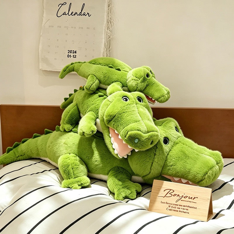 Lying Down Crocodile Desk Plush