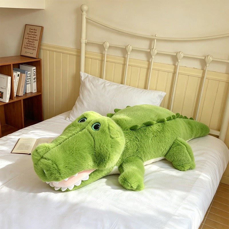 Lying Down Crocodile Desk Plush
