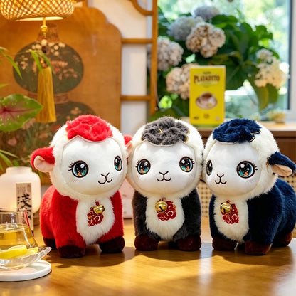 Lucky Fu Lamb Plush Mascot