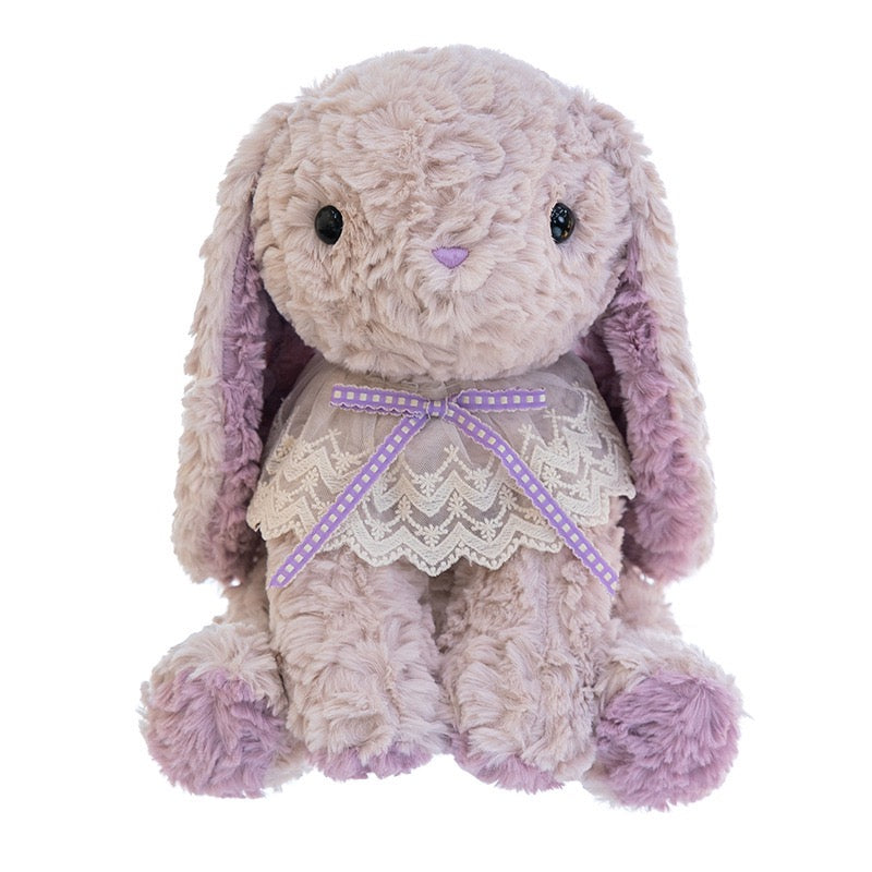 Purple Lop Eared Bunny Plush