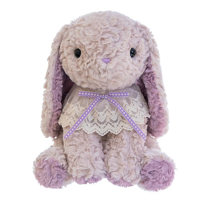 Purple Lop Eared Bunny Plush