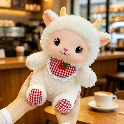 Strawberry Scarf Lamb Plush