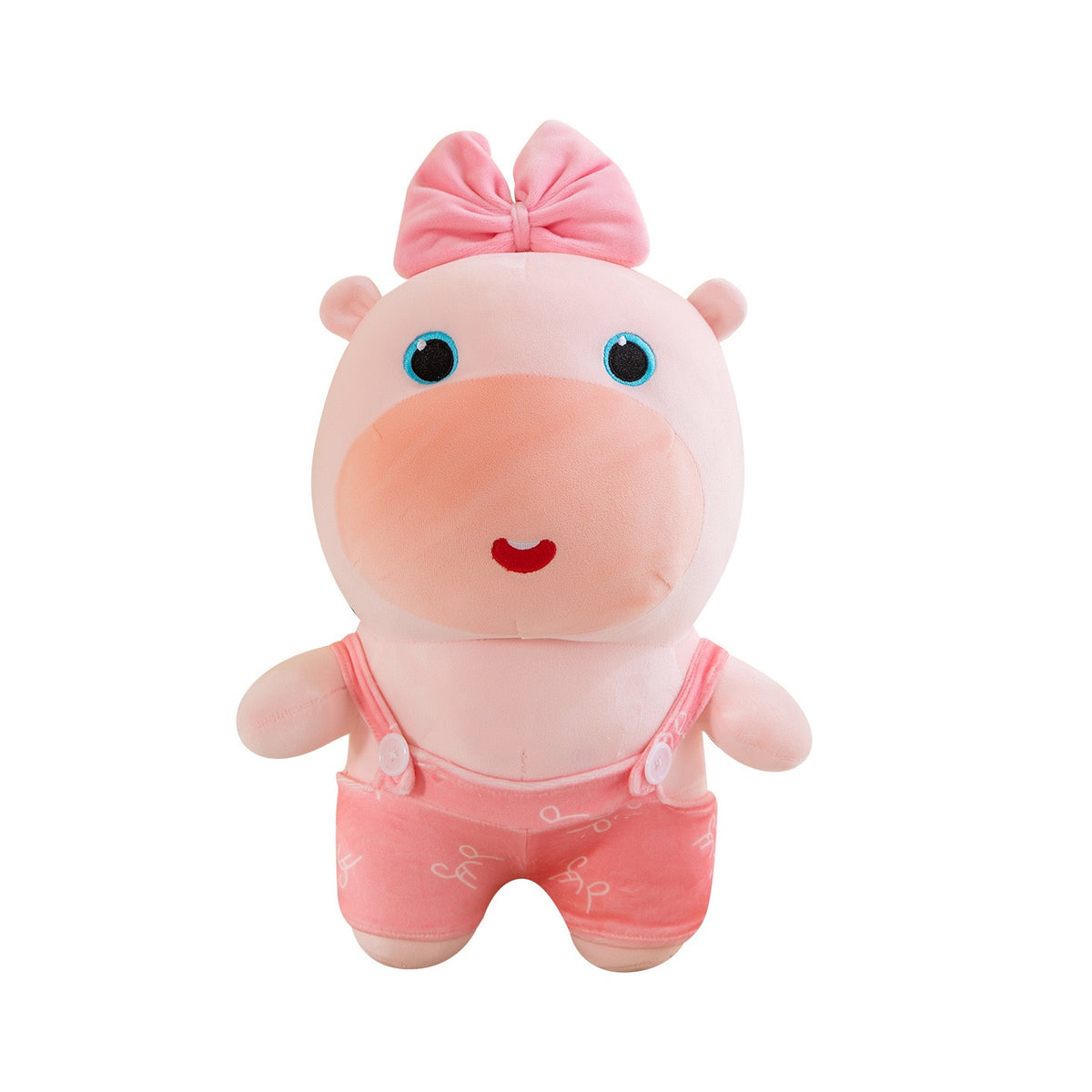 Pink Overalls Standing Plush