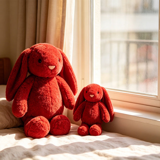 Cranberry Nini Bunny Christmas Plush