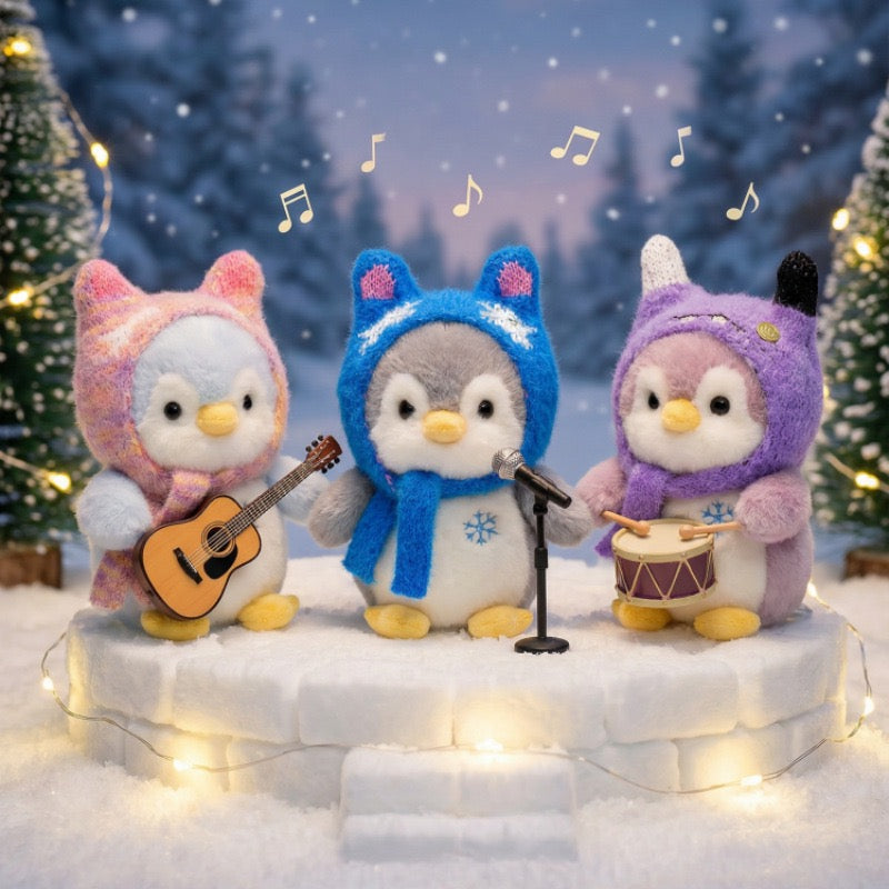 Winter Penguin Cuddle Plush