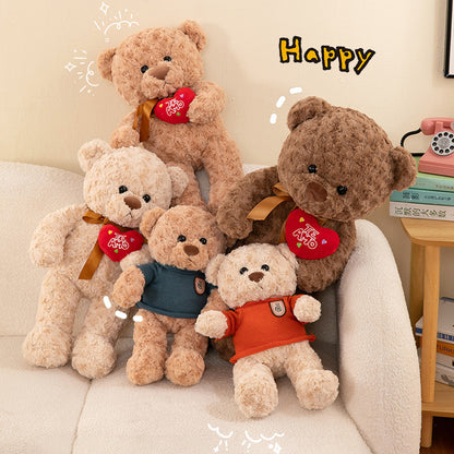 Heart Sweater Teddy Bear Plush