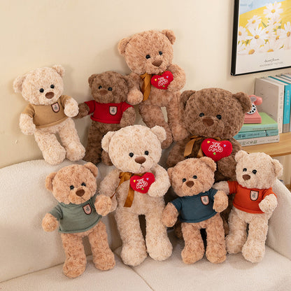 Heart Sweater Teddy Bear Plush