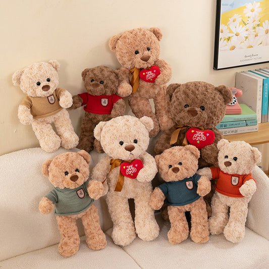 Heart Sweater Teddy Bear Plush