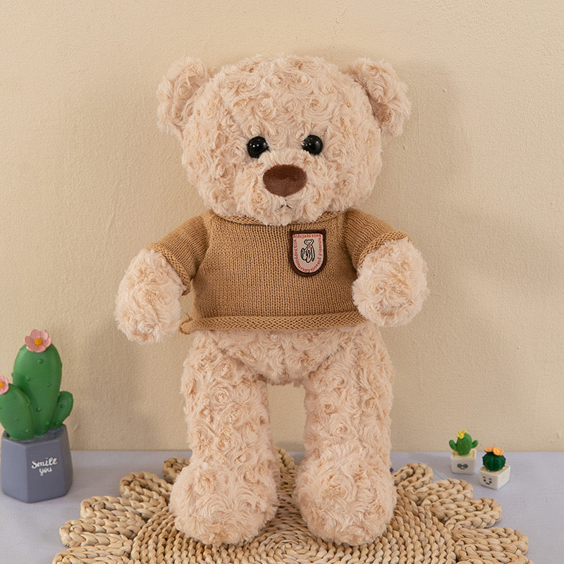 Heart Sweater Teddy Bear Plush